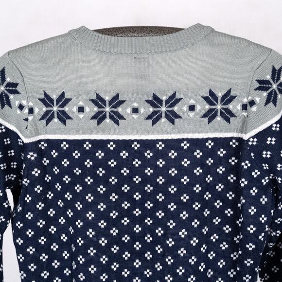 Penn State Nittany Lions Women's NCAA Sport Fan Sweater LARGE Holiday Fair Isle - Picture 5 of 6